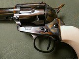 Only Known Cased Engraved USFA Flattop Target Matched Pair Ivory Grips Unfired, Unturned .45 Long Colt Complete Factory Set - 12 of 15