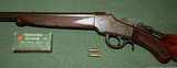 Absolutely Scarce Bay State Arms Deluxe Match Rifle Made 1885 Fires .32 Long Colt and .32 Rimfire, Vernier Sight - 13 of 15