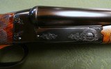 Factory Engraved Winchester Model 21 Custom Grade 2 Barrel Set, Vent Rib, Cody Letter, Superb Condition - 12 of 15