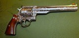 Hand Engraved Ruger Redhawk Pre Warning 1982 with Original Box, Stainless Double Action 7 1/2 Inch Barrel - 14 of 15