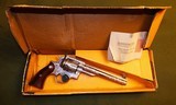 Hand Engraved Ruger Redhawk Pre Warning 1982 with Original Box, Stainless Double Action 7 1/2 Inch Barrel - 2 of 15