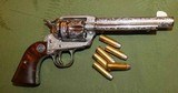Fantastic Master Engraved Ruger Vaquero APG Cased Sweepstakes Collector Gun in .45 Colt - 3 of 15