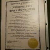 Fantastic Master Engraved Ruger Vaquero APG Cased Sweepstakes Collector Gun in .45 Colt - 9 of 15