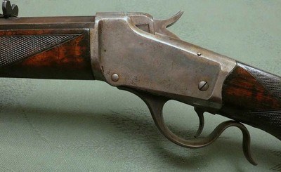 Special Order Winchester 1885 Deluxe with Gorgeous XXX Walnut, Swiss Butt, .32 Caliber Antique Made 1886 - Image 4 of 15
