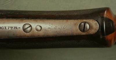 Special Order Winchester 1885 Deluxe with Gorgeous XXX Walnut, Swiss Butt, .32 Caliber Antique Made 1886 - Image 6 of 15