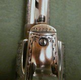 Hand Engraved Colt SAA Cased with Carved Ivory Grips 2nd Generation 1957 - 6 of 15