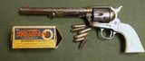 Hand Engraved Colt SAA Cased with Carved Ivory Grips 2nd Generation 1957 - 15 of 15