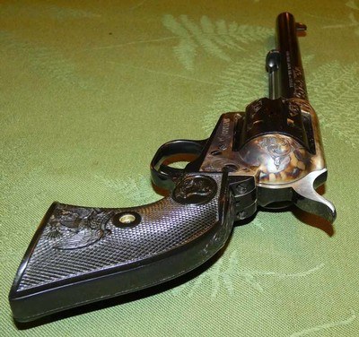 Factory Cased and Engraved SAA in .44 Special Made 1978 in Top Condition Single Action Army 1873 - Image 11 of 12