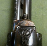 Factory Cased and Engraved SAA in .44 Special Made 1978 in Top Condition Single Action Army 1873 - Image 9 of 12