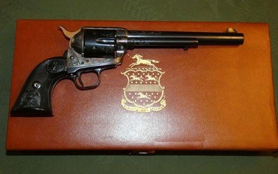 Factory Cased and Engraved SAA in .44 Special Made 1978 in Top Condition Single Action Army 1873 - Image 12 of 12