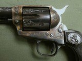 Factory Cased and Engraved SAA in .44 Special Made 1978 in Top Condition Single Action Army 1873 - Image 3 of 12