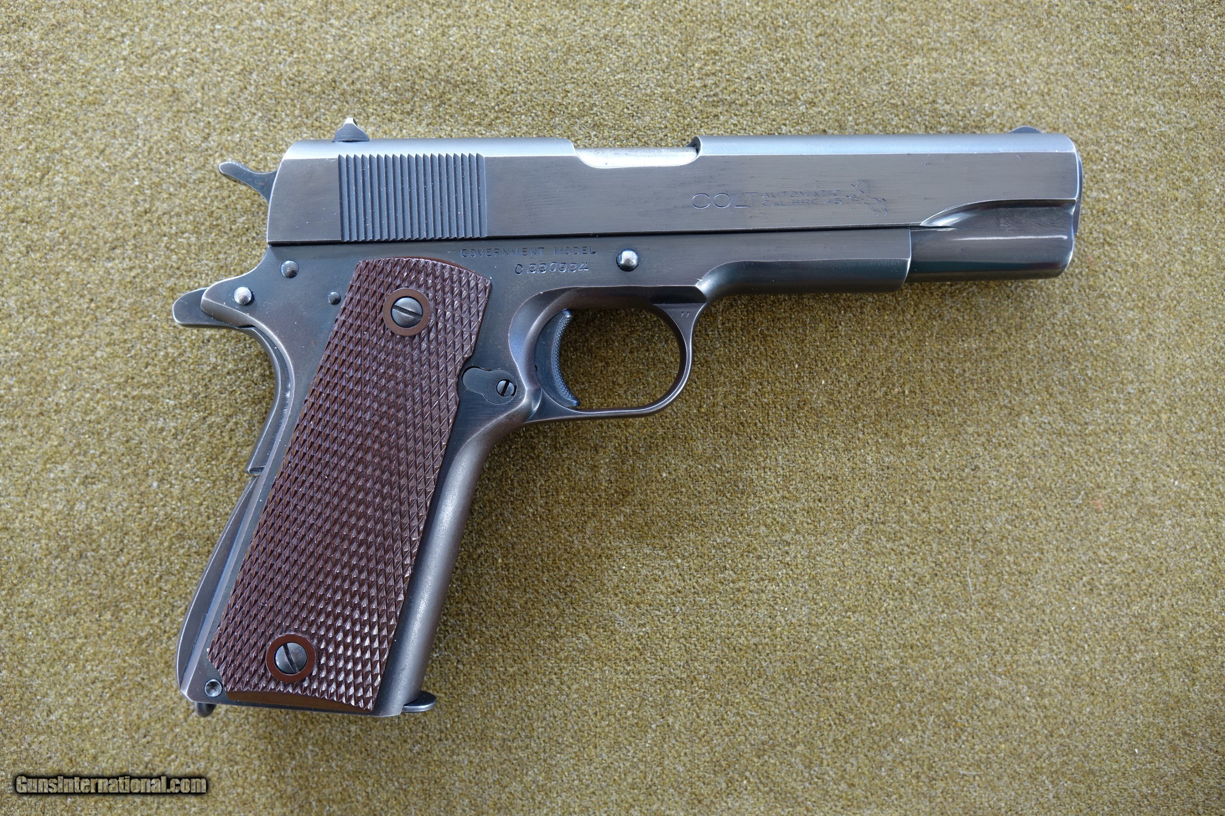 COLT 1911 A1 MILITARY / COMMERCIAL TRANSITION 1946