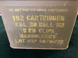 Springfield M1 Garand .30-06 with 397 rounds ammo. - 14 of 15