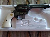 NIB Colt 45 SAA 3rd Gen 4 3/4 Blue w/ Ivory Grips - 12 of 19
