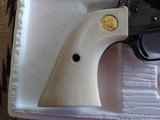 NIB Colt 45 SAA 3rd Gen 4 3/4 Blue w/ Ivory Grips - 13 of 19