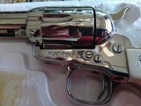 NIB 3rd Gen Colt 45 SAA 5 1/2 Nickel w/ Ivory Grip - 6 of 17
