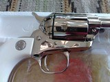 NIB 3rd Gen Colt 45 SAA 5 1/2 Nickel w/ Ivory Grip - 10 of 17