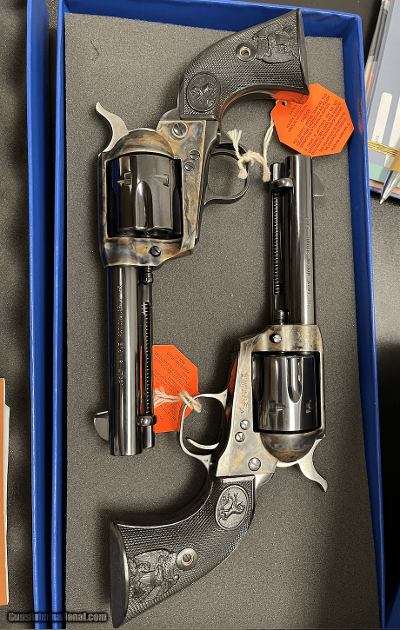 PAIR OF COLT SSA THIRD GEN 45LC
4 3/4