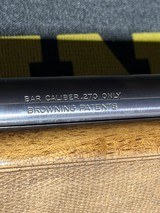Browning BAR Grade I ~ .270 win (NIB) - 5 of 15