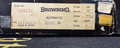 Browning A5 Light Twenty ~ 20 gauge (In Box) - Image 2 of 14