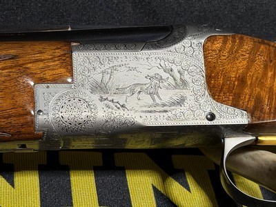Belgium Browning Superposed Pointer Grade ~ 28 gauge (Campo Engraved) - Image 12 of 15