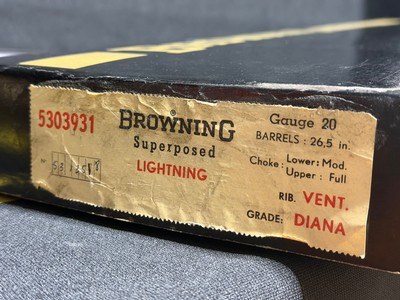 Belgium Browning Superposed Diana ~ 20 gauge - Image 15 of 15