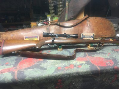 Ruger M-77 Mannlicher style carbine 250/3000