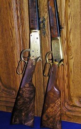 Winchester Model 94 and Winchester 9422 "Matched Set of 1000", .30-30 Rifle And .22 Magnum Carbine lever action pair. Serials: #MC383 and MR - 13 of 20