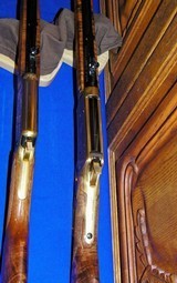 Winchester Model 94 and Winchester 9422 "Matched Set of 1000", .30-30 Rifle And .22 Magnum Carbine lever action pair. Serials: #MC383 and MR - 18 of 20