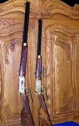 Winchester Model 94 and Winchester 9422 "Matched Set of 1000", .30-30 Rifle And .22 Magnum Carbine lever action pair. Serials: #MC383 and MR - 1 of 20
