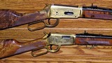 Winchester Model 94 and Winchester 9422 "Matched Set of 1000", .30-30 Rifle And .22 Magnum Carbine lever action pair. Serials: #MC383 and MR - 4 of 20