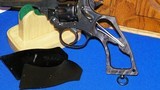 Webley & Scott Mark IV, .38/200 = (.38 S&W) cal. revolver. Made 1899 = First Year Production - 19 of 21