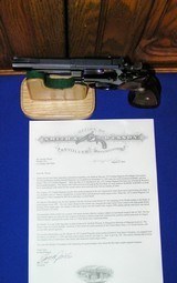 Smith & Wesson Pre-Model 19 .357 Combat Magnum, Four Screw Variation Factory S&W Letter, First Year Production. - 24 of 25