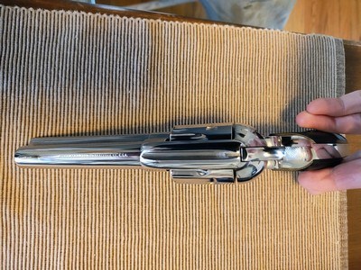 Colt Single Action Army .45 3rd gen nickel - Image 8 of 13