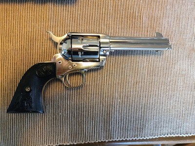 Colt Single Action Army .45 3rd gen nickel - Image 7 of 13