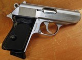 Walther PPK .380 ACP Solid Stainless Steel Interarms Near Mint Original! - 1 of 15