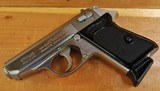 Walther PPK .380 ACP Solid Stainless Steel Interarms Near Mint Original! - 5 of 15