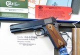 Colt 1911 .45 ACP Model 01911 Carbonia Blue WWI As New In Box with Everything! Mint! - 1 of 15