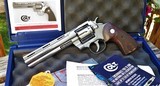 Colt Python .357 Magnum 6" 2020 New Model Stainless Steel 100% Mint with Original Box & Papers - 1 of 15