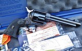 Colt SAA 5 1/2" .45 Royal Blue and Case Colors NIB and Mint with all Papers and Lock and Tags in the Box Made Last Month! New! 3rd Gen. - 1 of 15