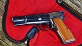 Browning High Power T Series 9mm Made in Belgium 1969 Mint Original Condition with Pouch - 13 of 14