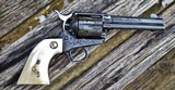 Colt SAA 2nd Generation Engraved with Ivory Grips 4 3/4