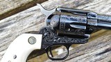 Colt SAA 2nd Generation Engraved with Ivory Grips 4 3/4