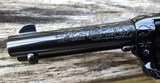 Colt SAA 2nd Generation Engraved with Ivory Grips 4 3/4