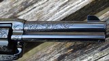 Colt SAA 2nd Generation Engraved with Ivory Grips 4 3/4
