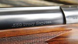 Mauser Custom African Rifle by Robert Snapp .550 Ivory Express Caliber 40 Years Old Still Like New With Ammo, Dies, Cases and History - 7 of 15
