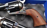 Consecutive Pair Colt 3rd Gen. SAA .45 Cal. Revolvers 4 3/4
