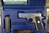 Colt Government Mk IV/Series 80 .380 ACP Solid Stainless Steel Like New Condition in Box From 1980's - 1 of 11