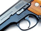 S&W Model 39 No Dash Early 4-digit 9mm from 1959 Original Finish Special Order Red Ramp White Outline Sights - 7 of 15