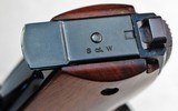 S&W Model 39 No Dash Early 4-digit 9mm from 1959 Original Finish Special Order Red Ramp White Outline Sights - 15 of 15